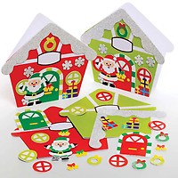 Baker Ross – Kit Déco Bonhomme De Neige à Empiler (6) – Bricolage Noël Enfant – 18 Cm