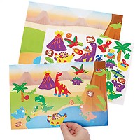 Kits d'illustrations de dinosaure à paillettes