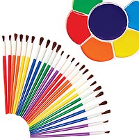 6 Petits Pots de Peinture Acrylique Plus - Couleurs Pastel pour l