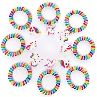 Baker Ross Kit Crayons Arc-en-ciel Empilables – Lot De 4, Parfait Pour Pochettes Surprises