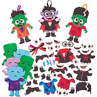 Kit Déco Loup-garou Baker Ross FX628 – 8 Sachets Créatifs, Activité Halloween Enfants Dès 3 Ans