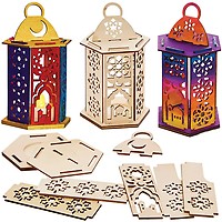 Kit De Moulins à Vent à Décorer – Lot De 8 – Blanc, 39 Cm – Activité Créative – Dès 4 Ans