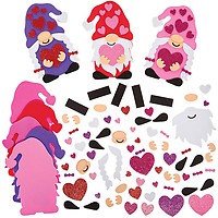 Baker Ross Kit De Sous-verres Cœurs En Mosaïque – 6 Modèles – Mousse Auto-adhésive – Sans Colle – Créatif St Valentin – Dès 4 Ans – Idée Cadeau