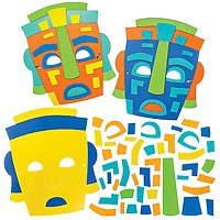 Kit De Masques à Décorer Baker Ross - 4 Modèles Héros, Mousse Précoupée Pour Enfants Créatifs
