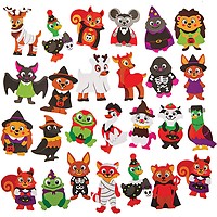 Autocollants En Mousse Motif Automne – Lot De 100 Stickers Pour Enfants, Scrapbooking