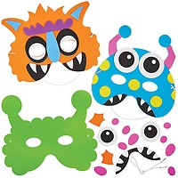 Baker Ross Kits De Masques Robot En Mousse Lot De 4 - Masques Robots Colorés Pour Enfants, Fêtes Et Déguisements AW653