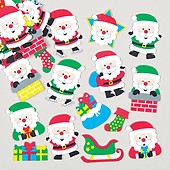 Baker Ross FE765 Christmas Foam Stickers - Pack of 200, Kids Stickers,  Ideal for Children's Arts and Crafts Projects, Great for Card Making and  Scrapbooking : : Toys & Games