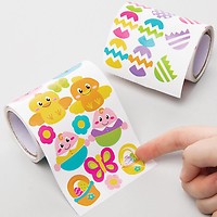 Baker Ross FX536 Pasen Vilt Stickers - Set van 100, Paasversiering voor kinderen