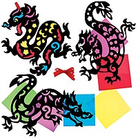 Baker Ross FN668 Mix & Match-decoratiesets met paarden – set van 8, knutselsets voor kinderen voor Chinees Nieuwjaar