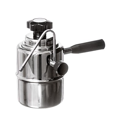 Black Steel Manual Milk Frothing Machine – CoffeeGearPlus