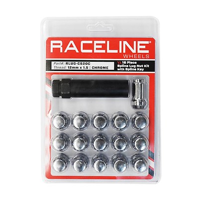 にくちXL Gorilla Automotive Spline Duplex XL Wheel Lug Nut (Black