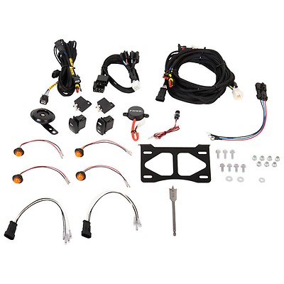 SuperATV Plug & Play Turn Signal Kit For Kawasaki Mule Pro FXT / DXT / FX / DX – TSK-K-FXT-007