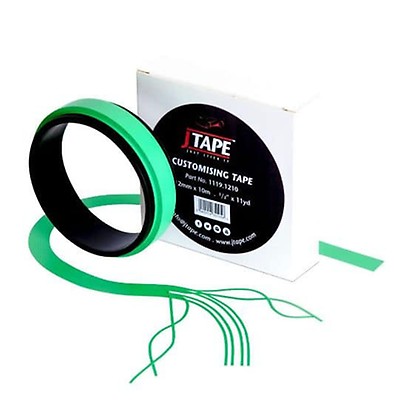 3M Scotch Fine Line Auto Paint Striping Tape - 1 Inch X 550 Feet Roll, 8 Pull-Outs (Part #06314)