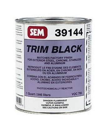 SEM Trim Fast Black Aerosol Paint 39143