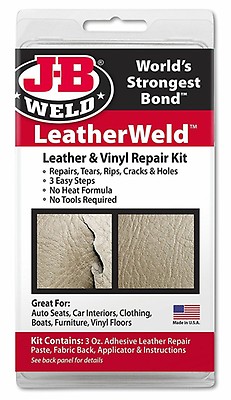 Leather repair  Mastic pastes, resin, repair kit