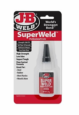 FiberFix 33301 Total Repair - Accelerated Instant Cure Super Glue, 0.18 oz