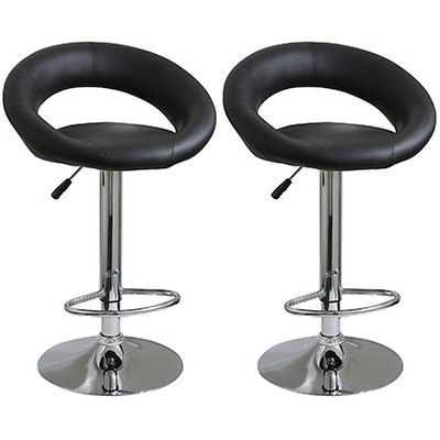 Powerbuilt 240375 Swivel Shop Stool, Padded Garage Seat, GAS Spring