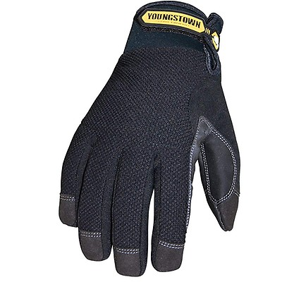 Large Gray Youngstown Glove Company Youngstown Glove 12-3180-70-L Hybrid Plus Performance Glove 