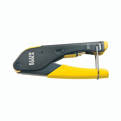 Klein Tools VDV211-048 圧縮クリンパ、ワイヤー クリンパ、同軸