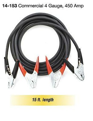 16 4-Gauge Booster Cable with 600 Amp Rating Parrot Clamp 45233 FJC 