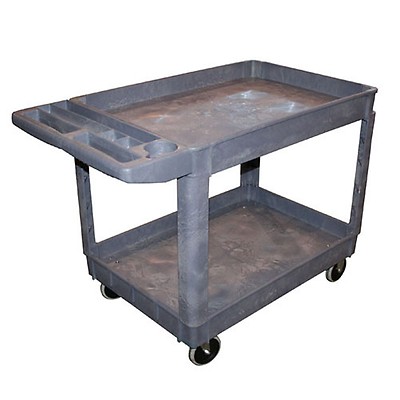 Astro Pneumatic 8330 Heavy Duty Plastic 2 Shelf Utility Cart