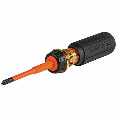 Klein Tools 33736ins 絶縁ドライバーセット、1000V スリムチップ