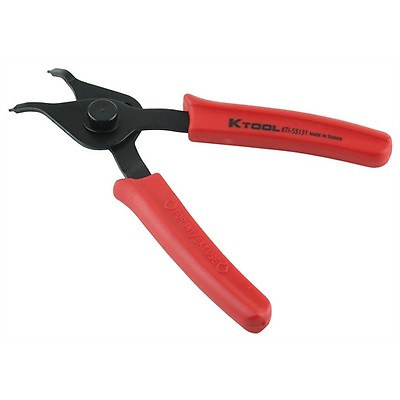 Powerbuilt 941456 Combo Snap Ring Pliers - Internal/External, Straight/Bent Tips, 7" Length