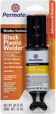 Permatex Wheel Restoration Kit Black Metal Surface Repair (09143)