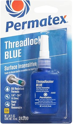 Loctite 243 Threadlocker, Blue Medium Strength, 6 ml Tube, 1330799