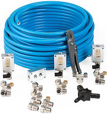 Rapid Air F28090 1 inch Fastpipe 90 ft Compressed Air Piping System Master Kit