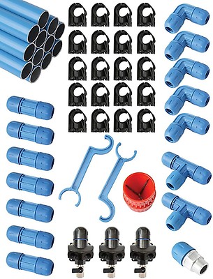 M3800 RapidAir MaxLine 1/2 Compressed Air Tubing Commercial / Shop Piping  Kit