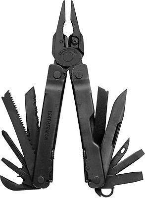 Leatherman Surge Stainless Steel Multi-Tool with Black MOLLE Sheath (Black  Oxide, Boxed)