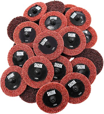 Shark 2-Inch Cut-Off Wheels - 54 Grit, Pack Of 10, Double Reinforced For Steel Cutting