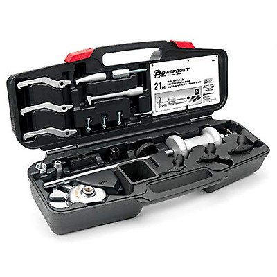 Powerbuilt Harmonic Balancer Puller and Installer Tool Set, Install and  Remove Kit, Cars and Light Trucks, Storage Case - 648637