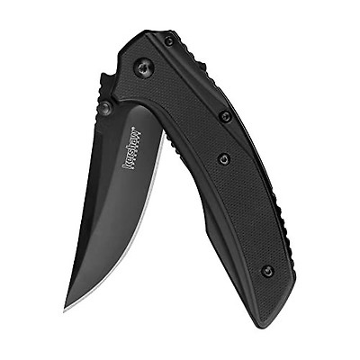 Kershaw 1380 Husker Assisted Flipper Knife 3 Stonewashed Reverse