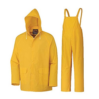 Safety orange 2024 rain gear