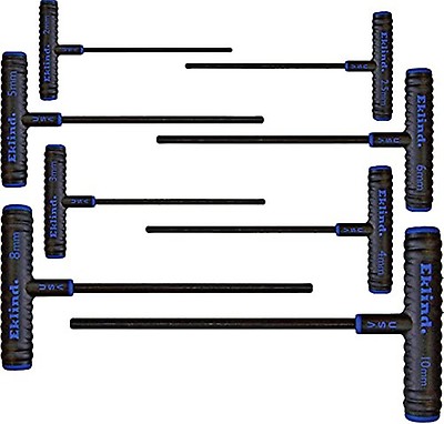 Eklind 50918 Cushion Grip Hex Allen Wrench T-Handle Key Combo- 9in