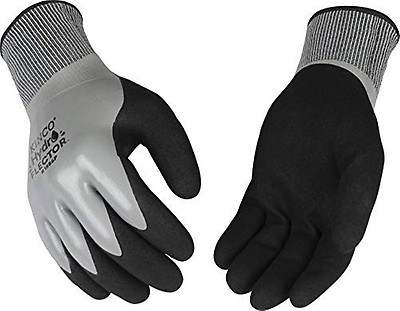 Kinco Women's Warm Grip Thermal Lined Gloves, Gray, L