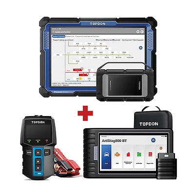TOPDON Phoenix Elite - 10.1 OE-Level Scan Tool, Cloud-Based Programming,  CANFD (TOPTD52110042) - Automotive Equipment Specialists
