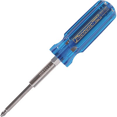 Picquic Multi-Bit Screwdriver W/ Seven Genuine Torx Bits, Carded