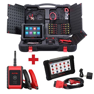 Autel USA MS919 MaxiSys Advanced Diagnostic Tablet/Scan Tool Kit w/VCMI  (Upgraded Elite) + Free Tools