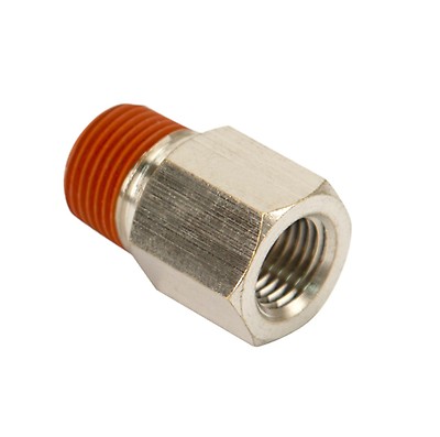 VIAIR 1/4 Inch F to 1/4 Inch M Black Nickel Plated Check Valve (92822)