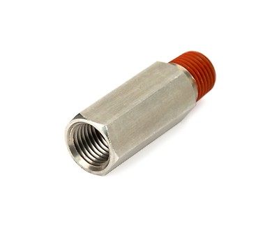 VIAIR 1/4 Inch F to 1/4 Inch M Black Nickel Plated Check Valve (92822)