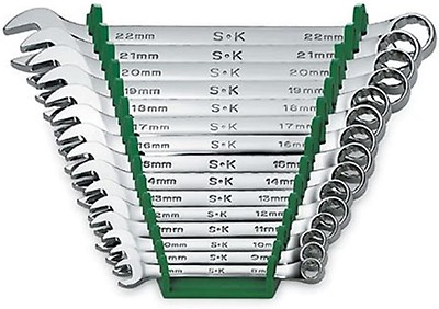 Save On SK Tool 86161 7 Piece SuperKrome Metric Open End Wrench Set At