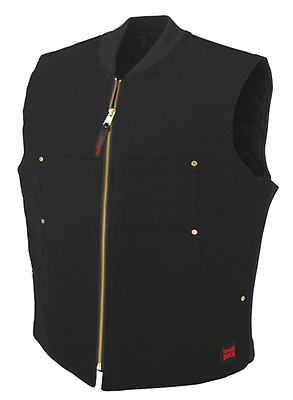 Tough Duck Box Quilted Vest (WV011-BLACK-M) | JB Tools