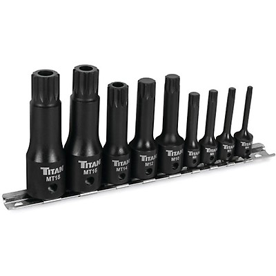 Titan Tools XZN Triple Square Bit Set 4pc (16161) | JB Tools