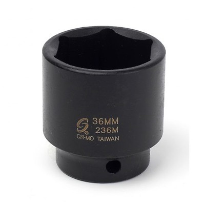 Sunex 242z 1/2" Drive Impact Socket - 1-5/16" 12 Point - Chrome Molybdenum Steel