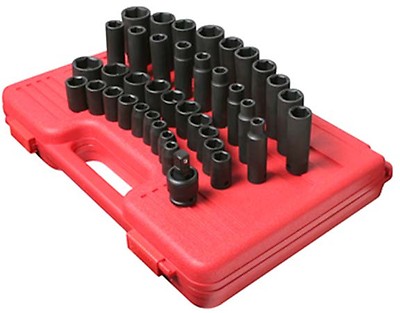 Sunex 39 Pc. Metric Master Impact Socket Set (2669) | JB Tools
