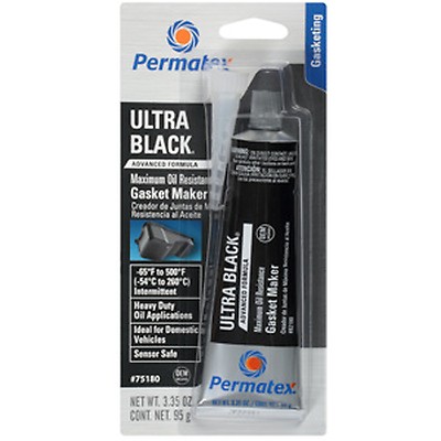 Permatex 81173 Black Silicone Adhesive Sealantm - 11 oz cartridge