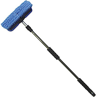 Carrand 93062 Deluxe Car Wash 10 Dip Brush with 65 Extension Pole, Blue  and Black